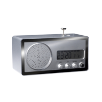Cube Clock Radio
